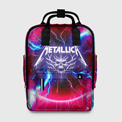 Женский рюкзак Metallica - neon glow