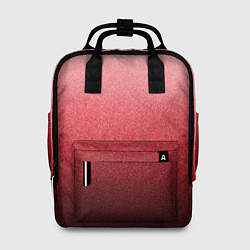 Женский рюкзак Мягкий градиент красно-розовый текстура крошка