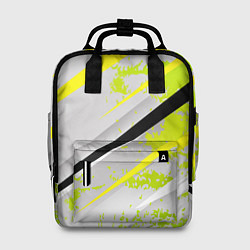 Рюкзак женский Color white light green, цвет: 3D-принт