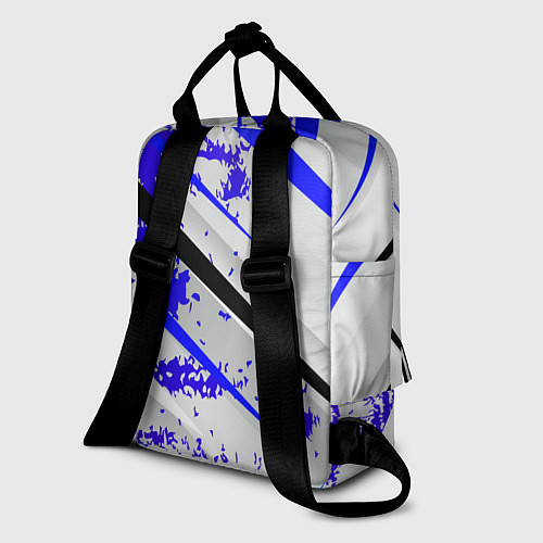 Женский рюкзак Color white blue / 3D-принт – фото 2