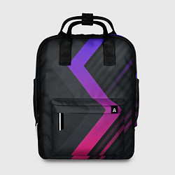 Рюкзак женский Color black line, цвет: 3D-принт