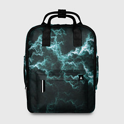 Женский рюкзак Lightning light blue line