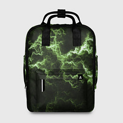 Рюкзак женский Lightning green glow, цвет: 3D-принт