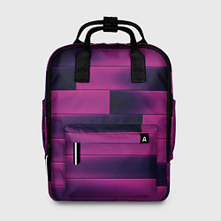 Рюкзак женский Color pink square, цвет: 3D-принт