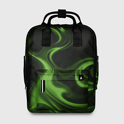 Рюкзак женский Green black, цвет: 3D-принт