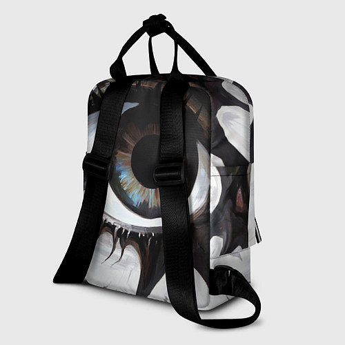 Женский рюкзак Глаз и щупальца - психоделика / 3D-принт – фото 2