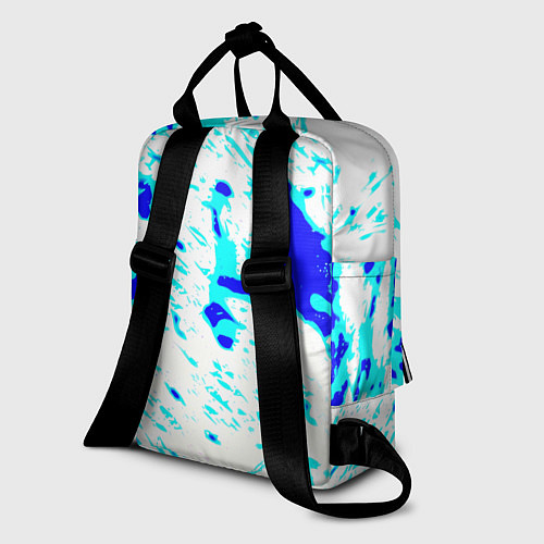 Женский рюкзак Monster energy холодные краски / 3D-принт – фото 2