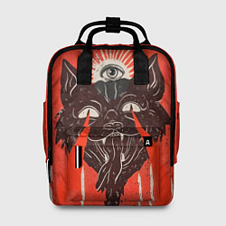 Рюкзак женский Магический кот, цвет: 3D-принт