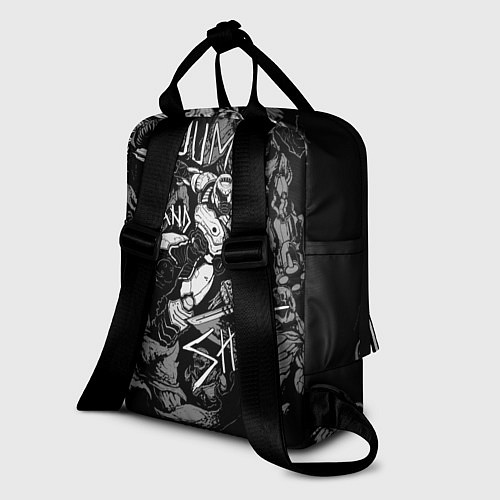 Женский рюкзак Doom jump and shot / 3D-принт – фото 2