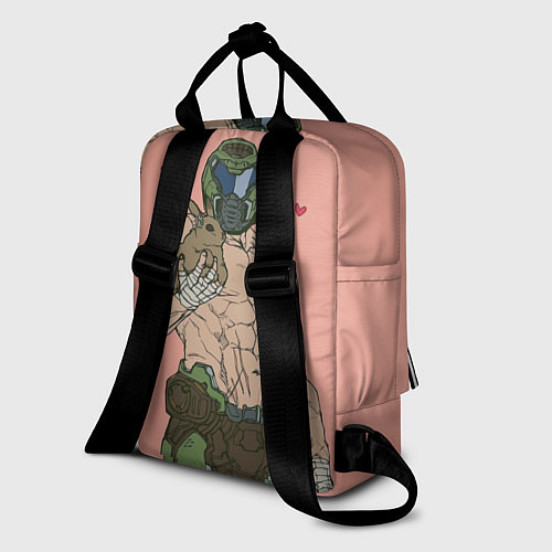 Женский рюкзак Палач рока с кроликом / 3D-принт – фото 2