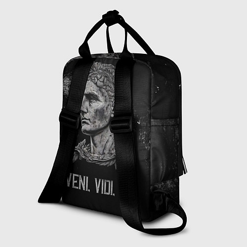 Женский рюкзак Пришел увидел победил цезарь / 3D-принт – фото 2