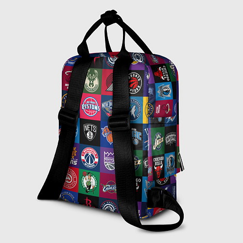 Женский рюкзак Команды НБА разноцветные / 3D-принт – фото 2