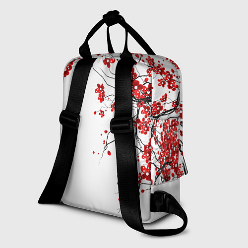 Женский рюкзак Сакура с иероглифом Любовь / 3D-принт – фото 2