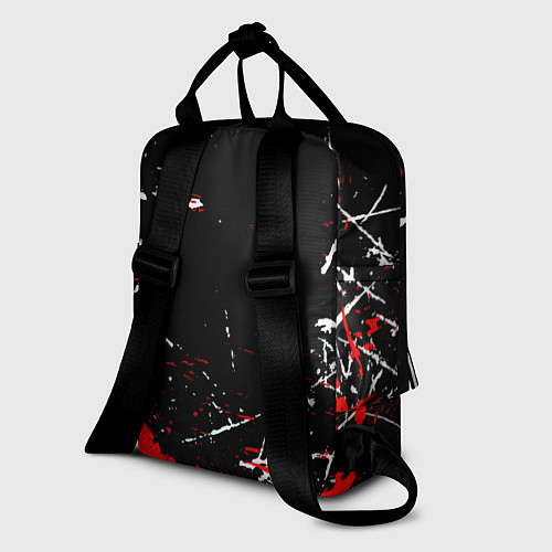 Женский рюкзак Monster energy штрихи / 3D-принт – фото 2