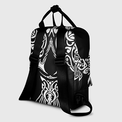 Женский рюкзак Силуэт ворона - Aссасинс Крид / 3D-принт – фото 2