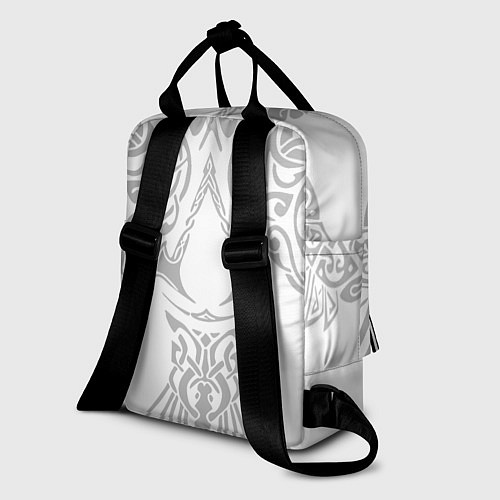 Женский рюкзак Ассасин Крид - узор ворон / 3D-принт – фото 2