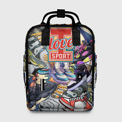 Женский рюкзак Я люблю спорт