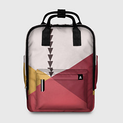 Рюкзак женский Колор-блок фруктовый чиа пудинг, цвет: 3D-принт