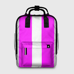 Женский рюкзак Color white pink line