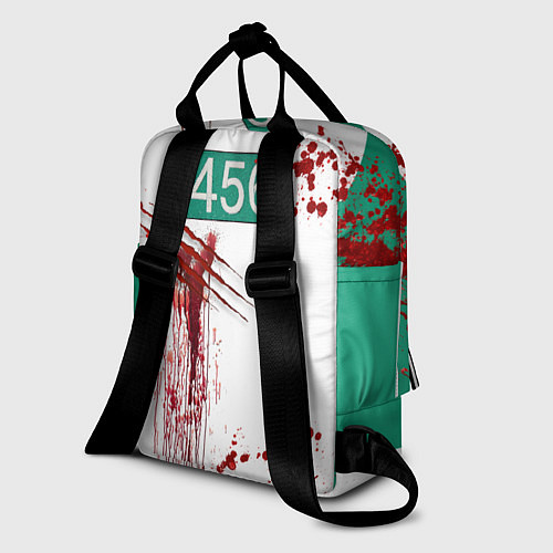 Женский рюкзак Кровавая форма игрока 456 из игры в кальмара / 3D-принт – фото 2