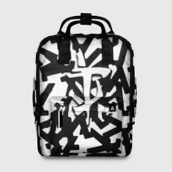 Рюкзак женский Doom x half life pattern, цвет: 3D-принт