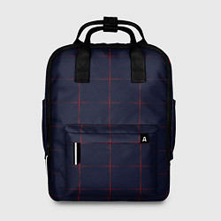 Рюкзак женский Color dark blue red crosses, цвет: 3D-принт