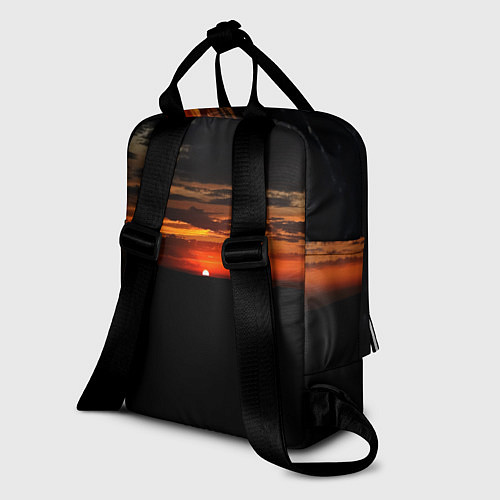 Женский рюкзак Закат на плато / 3D-принт – фото 2