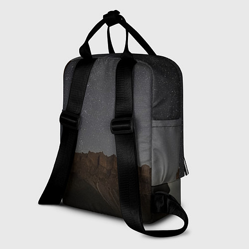 Женский рюкзак Массив Метеген под звездами / 3D-принт – фото 2