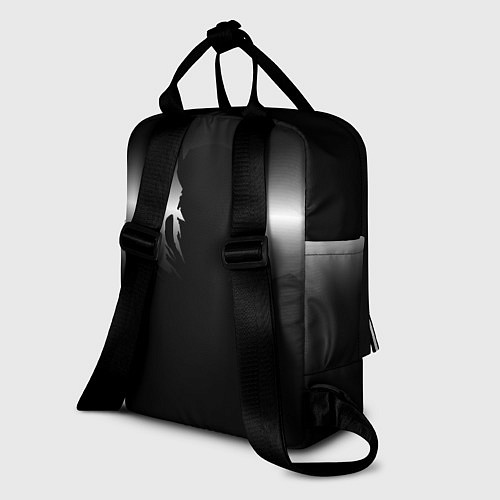 Женский рюкзак Силуэт Бэтмена - градиент / 3D-принт – фото 2