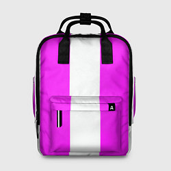 Рюкзак женский Color white and pink, цвет: 3D-принт