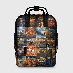 Рюкзак женский Sabaton - обложки альбомов и песен, цвет: 3D-принт