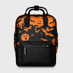 Женский рюкзак Хэллоуин тыквы и призраки