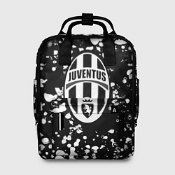 Женский рюкзак Ювентус белые краски текстура