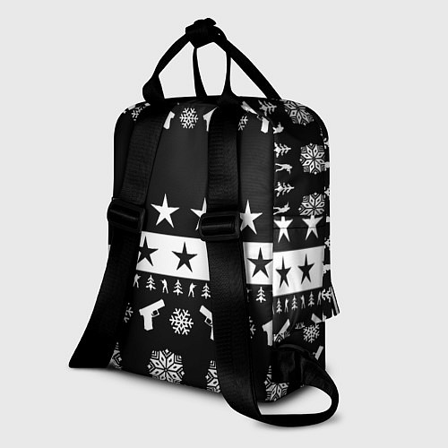 Женский рюкзак Juventus cs go winter / 3D-принт – фото 2