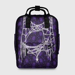 Рюкзак женский Хэллоуин - Паутина, цвет: 3D-принт