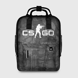 Рюкзак женский Эмблема CS GO, цвет: 3D-принт