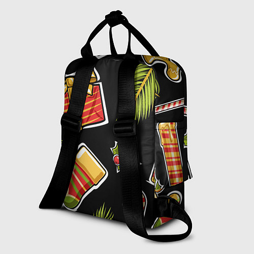 Женский рюкзак Рождественский вайб / 3D-принт – фото 2