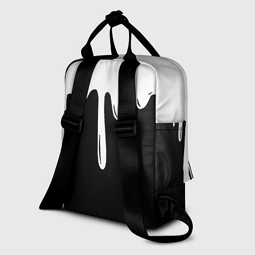 Женский рюкзак Juventus капли красок / 3D-принт – фото 2