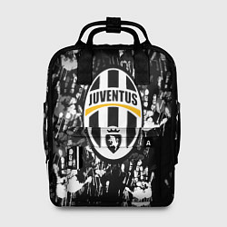 Женский рюкзак Ювентус текстура руки краски