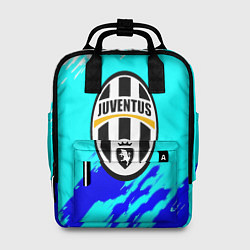 Женский рюкзак Ювентус краски штрихи текстура
