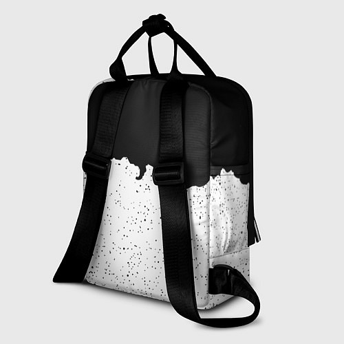 Женский рюкзак Реал Мадрид лого ночь текстура / 3D-принт – фото 2