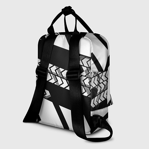 Женский рюкзак Реал Мадрид краски полосы / 3D-принт – фото 2