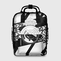 Рюкзак женский Реал Мадрид краски полосы, цвет: 3D-принт