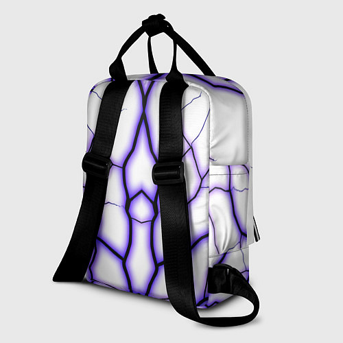 Женский рюкзак Color white purple / 3D-принт – фото 2