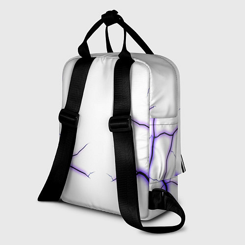 Женский рюкзак Color white purple / 3D-принт – фото 2