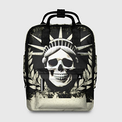 Женский рюкзак Череп статуя свободы