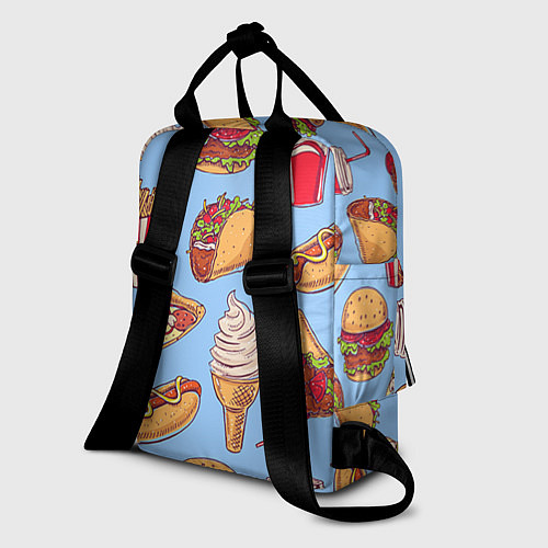 Женский рюкзак Еда / 3D-принт – фото 2