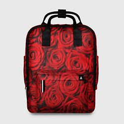 Рюкзак женский Красные розы, цвет: 3D-принт