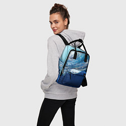 Рюкзак женский Стихия воды, цвет: 3D-принт — фото 2