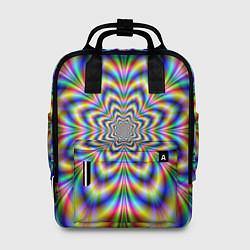 Рюкзак женский Красочная иллюзия, цвет: 3D-принт